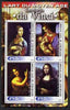 Ivory Coast 2003 Art of the Modern Age - Paintings by Leonardo da Vinci perf sheetlet containing 4 values unmounted mint