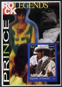 Somalia 2002 Rock Legends - Prince imperf s/sheet unmounted mint
