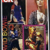 Somalia 2002 Rock Legends - David Bowie imperf s/sheet unmounted mint
