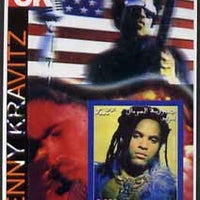 Somalia 2002 Rock Legends - Lenny Kravitz imperf s/sheet unmounted mint
