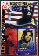 Somalia 2002 Rock Legends - Lenny Kravitz imperf s/sheet unmounted mint