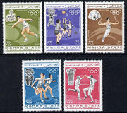 Aden - Mahra 1967 Mexico Olympics perf set of 5 unmounted mint, Mi 25-29A*