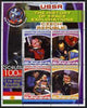 Iraqi Kurdistan Region 2005 History of Space - Czech Republic perf sheetlet containing 4 values with 100th Anniversary of Scouting in margin, unmounted mint