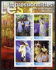 Ivory Coast 2003 Art of the Impressionists - Paintings by John Singer Sargent imperf sheetlet containing 4 values unmounted mint