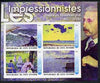 Ivory Coast 2003 Art of the Impressionists - Paintings by Theo Van Rysselberghe imperf sheetlet containing 4 values unmounted mint