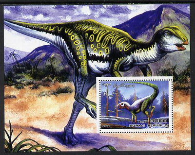 Somalia 2002 Dinosaurs perf s/sheet #9 unmounted mint
