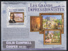 Comoro Islands 2009 The Impressionists - Colin Campbell Cooper perf souvenir sheet unmounted mint
