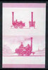 Bernera 1983 Locomotives #2 (Canterbury & Whitstable Rly) £1 se-tenant imperf proof pair in magenta only, unmounted mint. NOTE - this item has been selected for a special offer with the price significantly reduced