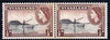 Nyasaland 1953-54 Lake Nyasa 1/2d P12 x 12.5 (from def set) coil join pair unmounted mint, as SG 173a