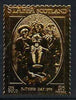 Staffa 1976 Father's Day £6 (Family Group) embossed in 23k gold foil (Rosen #343) unmounted mint