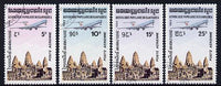 Kampuchea 1984 Air set of 4 fine used (SG 504-7)