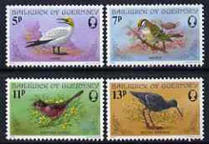 Guernsey 1978 Birds perf set of 4 unmounted mint SG 169-72