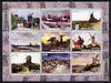 Benin 2003 Paintings of Windmills #02 perf sheetlet containing 9 values unmounted mint