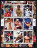 Eritrea 2003 David Beckham perf sheet containing 9 values, unmounted mint