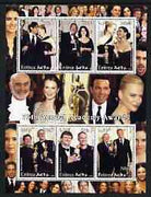 Eritrea 2003 75th Annual Academy Awards perf sheetlet containing 6 values unmounted mint (shows C Zeta-Jones, N Kidman, etc)
