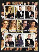 Benin 2003 75th Annual Academy Awards perf sheetlet #1 containing 6 values unmounted mint (shows N Kidman, Bono, etc)