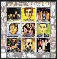 Mauritania 2003 The Beatles perf sheetlet containing 9 values unmounted mint