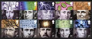 Great Britain 2010 - 350 Years of Royal Society perf set of 10 in se-tenant block unmounted mint
