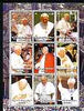 Congo 2004 Pope John paul II perf sheetlet containing 9 values, unmounted mint