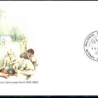 Australia 1980 Asia-Pacific Scout Jamboree 20c postal stationery envelope with first day cancellation