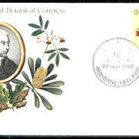 Australia 1981 International Botanical Congress 24c postal stationery envelope with special 'Orchid' illustrated Brisbane cancellation (24 Sept 1982)