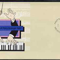 Australia 1982 Birth Centenary of Percy Grainger 27c postal stationery envelope with first day cancellation