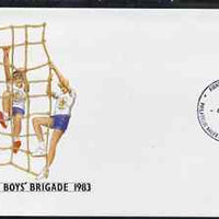 Australia 1983 Centenary of Boys Brigade 30c postal stationery envelope with first day cancellation