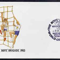 Australia 1983 Centenary of Boys Brigade 30c postal stationery envelope with special Parramatta first day cancellation