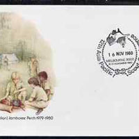 Australia 1980 Asia-Pacific Scout Jamboree 20c postal stationery envelope with special 'Conference' cancellation