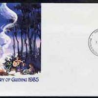 Australia 1985 75th Anniversary of Guiding 33c postal stationery envelope with first day cancellation