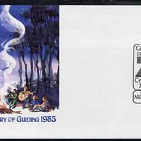 Australia 1985 75th Anniversary of Guiding 33c postal stationery envelope with special illustrated first day cancellation
