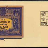 Australia 1982 75th Anniversary of Scouting 27c postal stationery envelope with special 'Scout Family Fair',cancellation