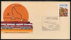 Australia 1980 Tarcoola-Alice Springs Railway 22c postal stationery envelope with special illustrated Dimboola Rail Centenary cancellation