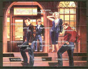 Kyrgyzstan 1999 Hollywood Station (Marilyn, Brando, James Dean & H Bogart) sheetlet containing set of 9 values unmounted mint