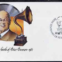 Australia 1982 Centenary of Birth of Peter Dawson (Baritone) 24c postal stationery envelope with special illustrated 'Portrait' first day cancellation