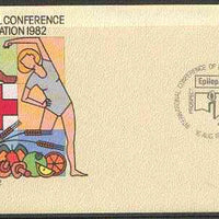 Australia 1982 International Conference on Health Education 27c postal stationery envelope with special illustrated 'Epilepsy' first day cancellation