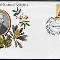 Australia 1981 International Botanical Congress 24c postal stationery envelope with special Melbourne first day cancellation