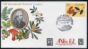 Australia 1981 International Botanical Congress 24c postal stationery envelope with special illustrated Brisbane first day cancellation
