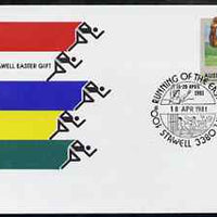 Australia 1981 100th Running of the Stawell Easter Gift 22c postal stationery envelope with special illustrated 'Stawell' first day cancellation