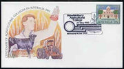 Australia 1983 Centenary of Agricultural Colleges 27c postal stationery envelope with special illustrated 'Hawkesbury' first day cancellation