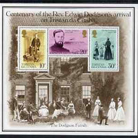 Tristan da Cunha 1981 Cent of Rev Edwin Dodgson's Arrival m/sheet unmounted mint, SG MS 303