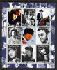 Kyrgyzstan 2000 John Lennon perf sheetlet containing 9 values fine cto used