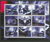 Tadjikistan 2000 Formula 1 (McLaren) perf sheetlet containing set of 9 values unmounted mint