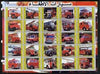 Djibouti 2003 Fire Engines #2 perf sheetlet containing 25 values unmounted mint