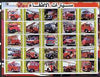 Djibouti 2003 Fire Engines #2 imperf sheetlet containing 25 values unmounted mint