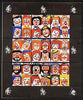 Kyrgyzstan 2000 Clowns perf sheetlet containing set of 9 values unmounted mint