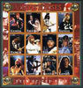 Karelia Republic 2002 Guns 'n' Roses #2 perf sheetlet containing 12 values unmounted mint