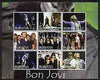 Buriatia Republic 2003 Bon Jovi #2 perf sheetlet containing set of 9 values (horiz format) unmounted mint