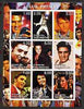 Tadjikistan 2001 Elvis Presley imperf sheetlet containing 9 values unmounted mint