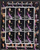 Congo 2000 The Belgian Royal Family - King Baudouin perf sheetlet containing 9 values (2 cf) unmounted mint